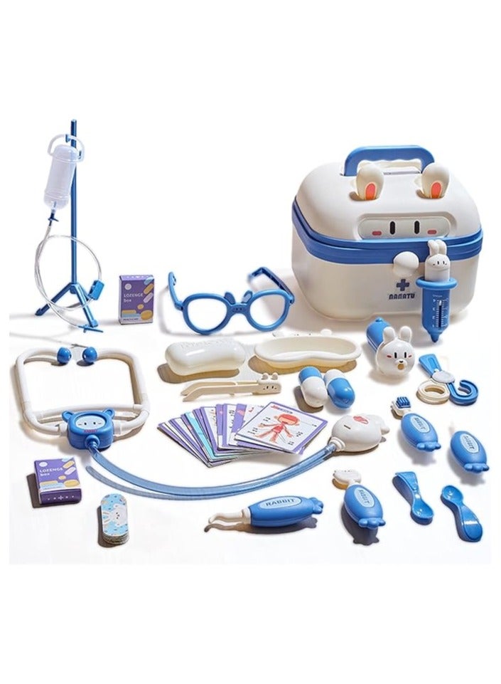 Doctor Kit for Kids - Pretend Play Educational Doctor Toys, Medical Kit with Stethoscope, Doctor Playset for Dentist Doctor, Role Play Toys for 3 4 5 6 7 8 Years Old Girls  Boys Toddler Gifts - Image 1