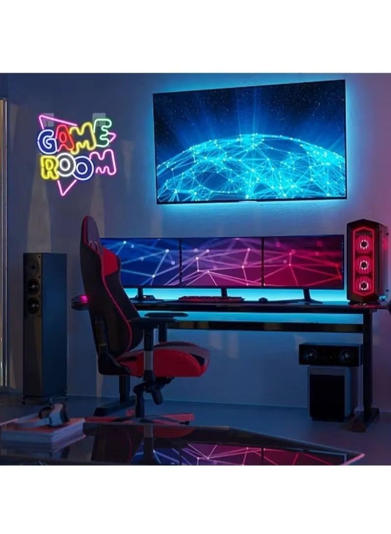 WALALLA Game Room Neon Sign Colorful LED Neon Lights For Wall Decor USB Neon Lights For Game Zone Party Decor Bedroom Gaming Wall Lightup - Image 3