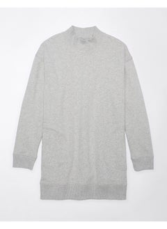 American Eagle Mock Neck Fleece Mini Dress  - Image 3