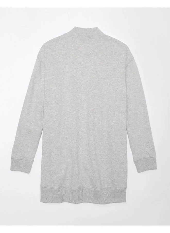 امريكان ايجل Mock Neck Fleece Mini Dress