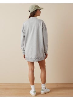 American Eagle Mock Neck Fleece Mini Dress  - Image 2