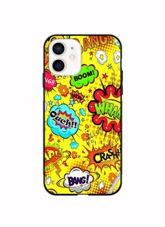 Protective Case Cover For Apple iPhone 12 Multiple Stickers Design Multicolour