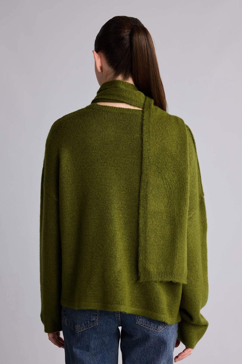 DeFacto Regular Fit Crew Neck Knitwear Cardigan - Image 4