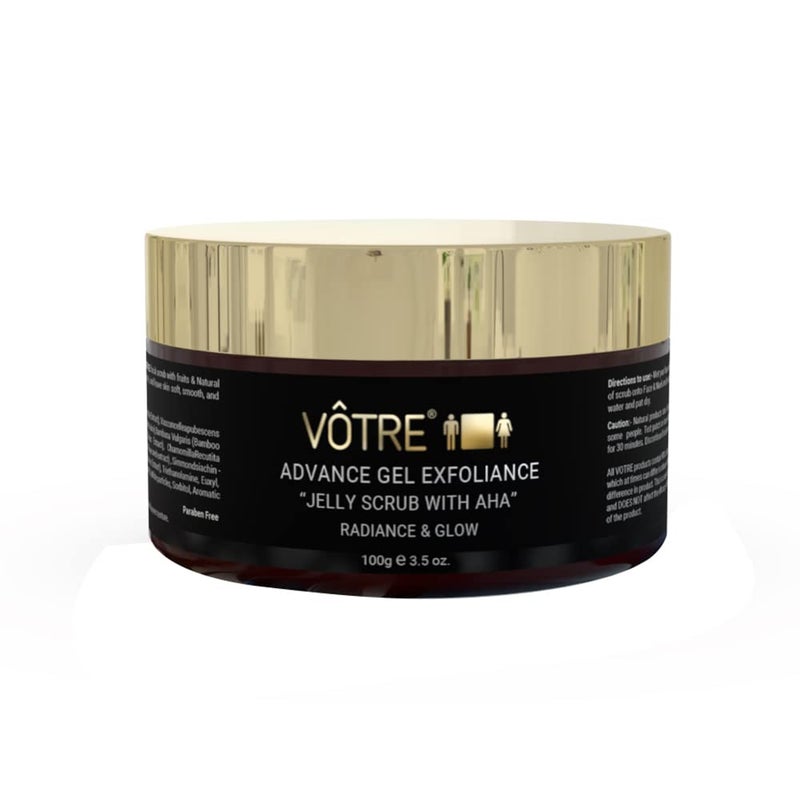 Votre VOTRE Advance Gel Exfoliance Jelly Scrub With Aha Radiance And Glow - Image 1