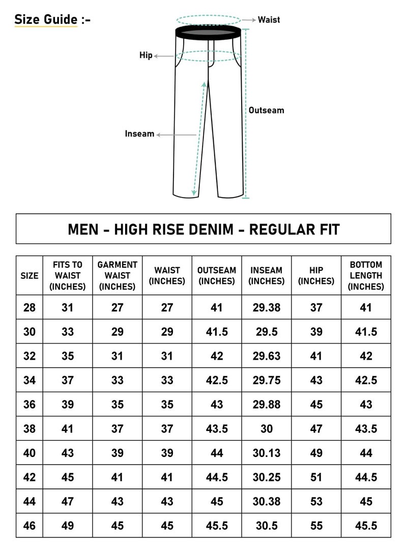 Bewakoof Men's Baggy Regular Fit Cargo Jeans_624262_Black_30 - Image 3