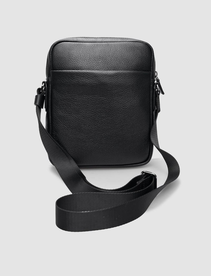 Cabani 100% Genuine Leather Black Men's Messenger Bag - Image 2