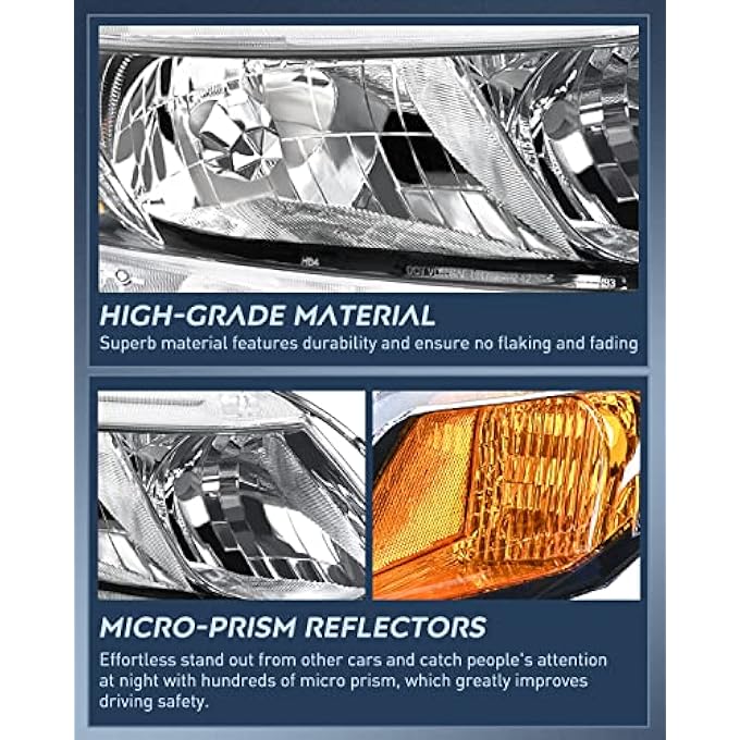 Nilight Headlights Assembly For 2012 2013 2014 2015 Honda Civic Sedan 4Door 12 13 Civic Coupe 2Door Black Housing Headlamp 2 Years Warranty - Image 5