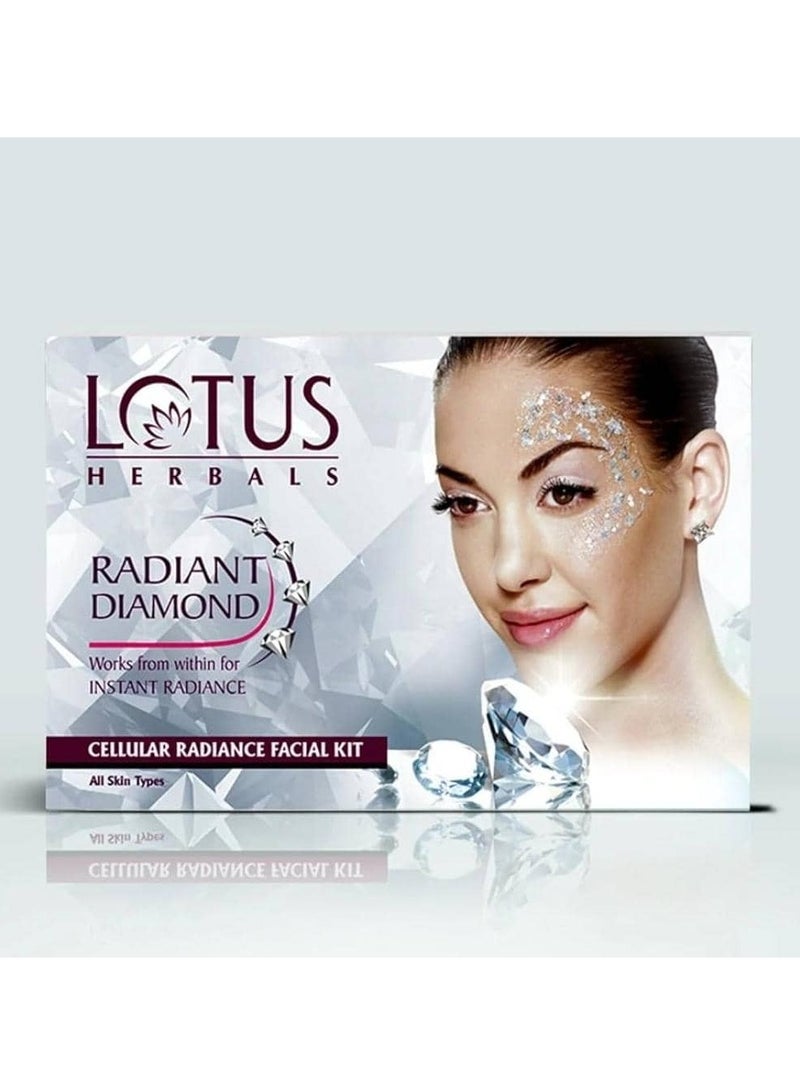 Lotus Lotus Herbals Radiant Diamond Cellular Facial Glow Kit 