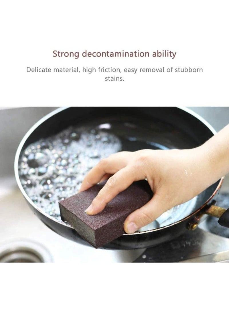 م اكس م إسفنجة التنظيف وإزالة الصدأ السحرية من MXM، وسادة تنظيف من الكربوروندوم، متعددة الأغراض للمطبخ والأطباق والأواني والمقالي والأنشطة الخارجية، (10، إسفنجة تنظيف) - Image 4