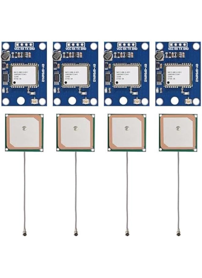 Arabest 4pcs GY-NEO6MV2 NEO-6M GPS Module NEO6MV2 with Flight Control EEPROM MWC APM2.5 Large Antenna for EEPROM APM 2.5  - Image 1