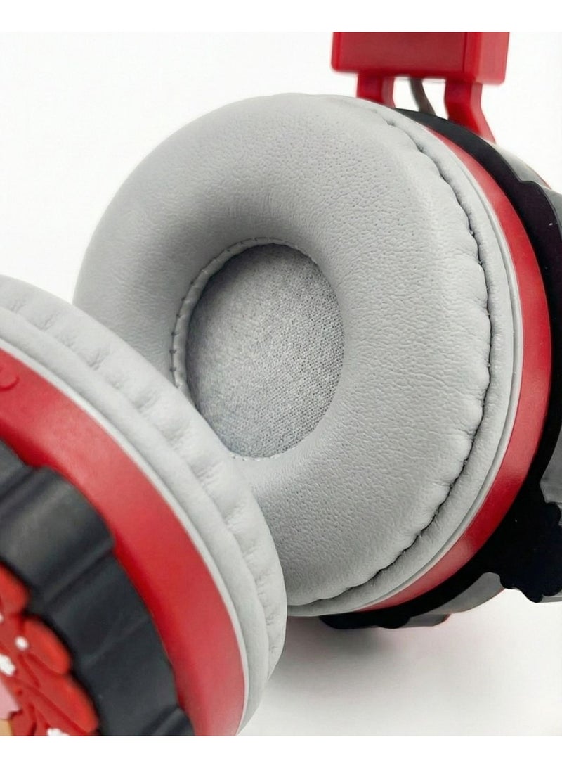Portbae Kids Wireless Foldable Over-Ear Headphones AH-806Z ,Comfortable wireless headphones for kids with over-ear design, clear sound, and a lightweight build—perfect for school, learning, and entertainment. - Image 3