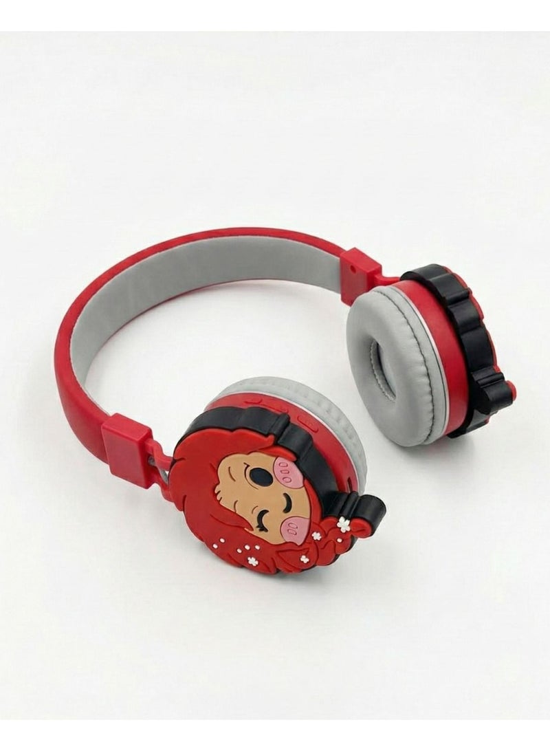 Portbae Kids Wireless Foldable Over-Ear Headphones AH-806Z ,Comfortable wireless headphones for kids with over-ear design, clear sound, and a lightweight build—perfect for school, learning, and entertainment. - Image 2