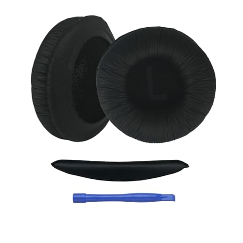MEEFIX Ear Pads Replacement for JBL Headphones with Headband Memory Foam Cushions for JBL Headset Tune 500 510 520 560 590 500BT 510BT 520BT 450BT JR300 300BT Black - Image 1