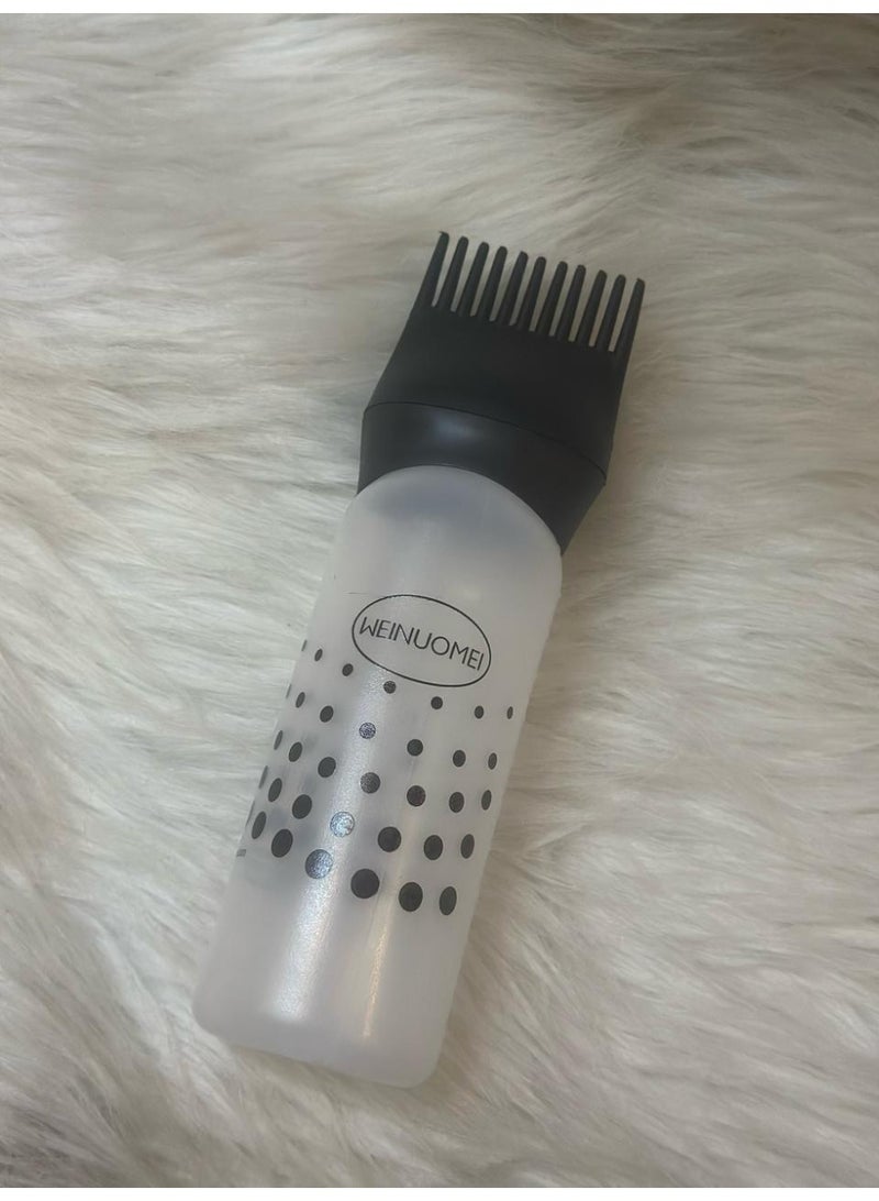 Generic maya accessories 200ml Custom Eco Friendly Plastic Salon Hair Comb and Brush Applicator Bottle for Oil Comb Applicator may vary color - Image 2