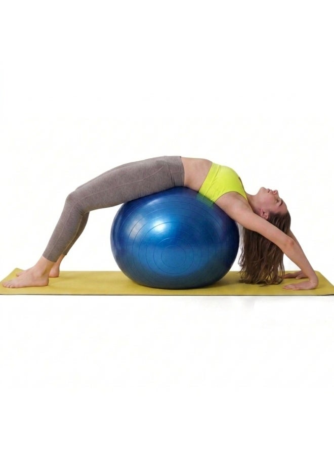 Anti Burst Gym Ball 75CM Exercise Ball for Fitness Yoga Pilates Core Strength Balance Training Stability Ball for Home Gym Workout Pregnancy Exercise and Physical Therapy - Image 1