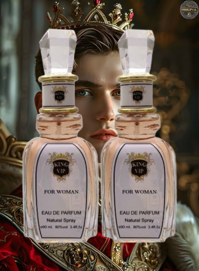 كينج 2 قطع عطر كنج في اي بي 100مل - Image 1