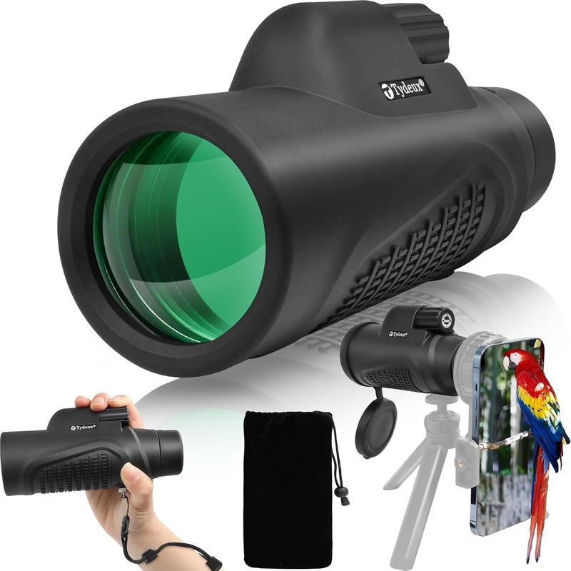 Tydeux Monocular Telescope BAK-9 Prism Monoscope for Bird Watching, Hunting, Camping, Travel, Stargazing, Wildlife, 12x50mm - Image 1