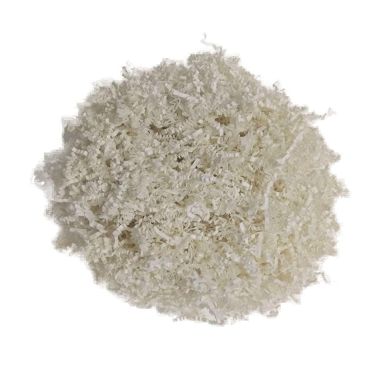 Huefiller Huefiller Shredded Paper for Packaging Used as Box Filler Paper Filler Paper Grass OffWhite 250 Grams - Image 1
