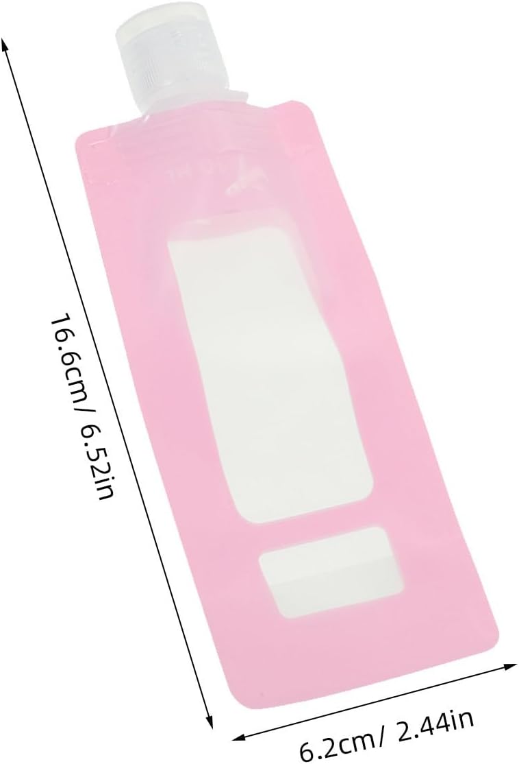 40pcs Travel Packing Bags for Lotion: 90ml/3oz Empty Squeeze Pouches - Fluid Packing Bags for Conditioner, Facial Cleanser - Image 2