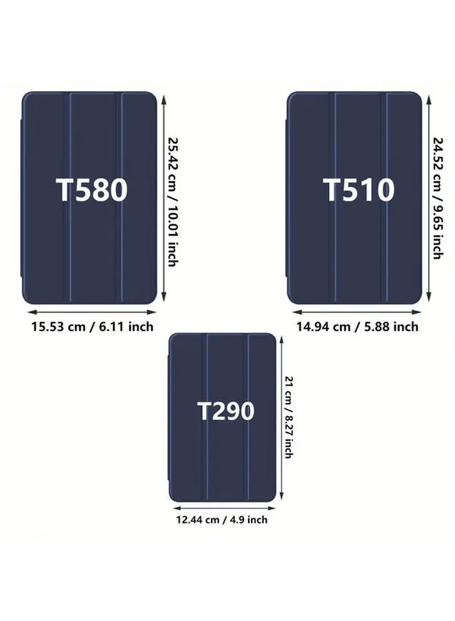 Black Slim Case For Tab A 10 1 2019 T510 T515 Adjustable Stand Lightweight Scratch Resistant - Image 2