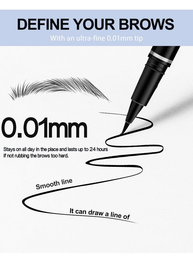 Easilydays Eyebrow Pencil Ultra-Fine Liquid Eyeliner, Wild Eye Makeup Water Eyebrow Pen, Waterproof Brow Pen Eye Pencil, Multifunctional Finish，Longwearing, Smudge-proof, Ultra-Fine Tip (03) - Image 2
