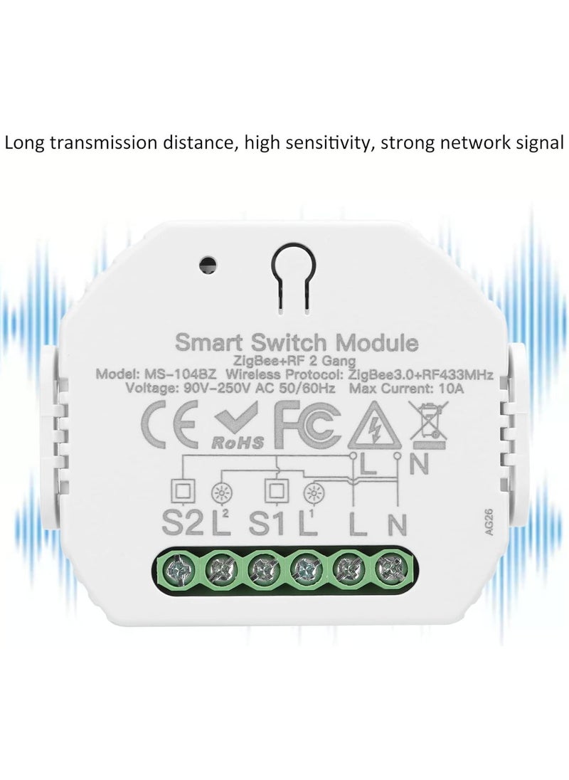 GGOOT - Smart WiFi Dimmer Switch Module APP Remote Control Timer 2 Way Dimming Switch 90-250V - Image 1