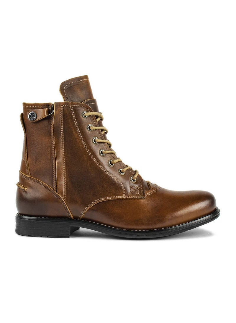 KUYING New Men's Casual Leather Boots - Image 1