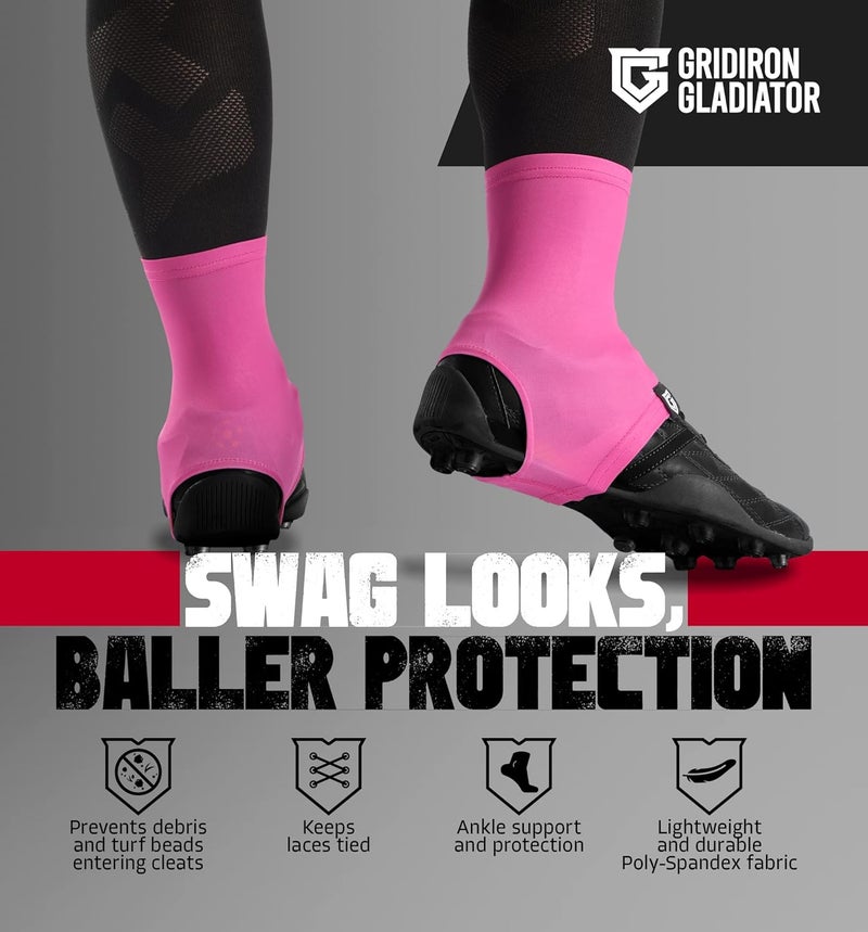 Gridiron Gladiator Cleat Covers - Football Spats - Football Cleat Cover - Cleat Spats for Soccer, Baseball & Softball - Image 2
