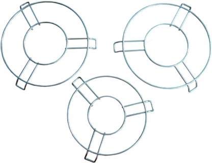 pass pass Stainless Steel Round Cooking Pot Steaming Tray Stand Round Shape Trivet (3) - Image 1
