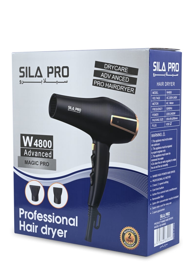 SILAPRO Professional Hair Dryer W4800 - Image 2