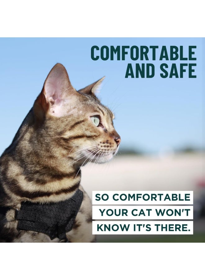 Escape Proof Cat Harness and Leash, Adjustable Walking Vest with 1.8 m Lead, Premium Padded Finish, Snug Secure Fit, Lightweight for Travel and Outdoor Adventures - Image 4