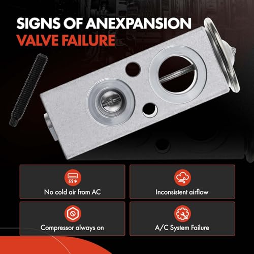 A-Premium A/C Expansion Valve Compatible with Hummer H3 2006-2010, H3T 2009-2010, 3.5L 3.7L 5.3L - Image 5
