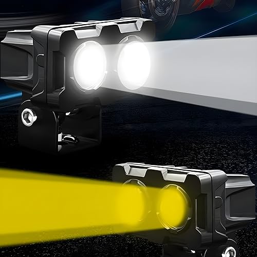 Autozap Motorcycle Led Spotlight, (3 months warranty) Fog Light for Universal Bike White, Yellow (40W, 12V) (Pack Of 1) - Image 3