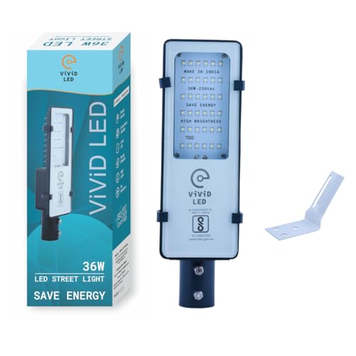 ViViD LED Square Street Light (White, 36 Watts,Aluminium, Ac, Aluminumcorded Electric, Led, 230 Volts) - Image 1
