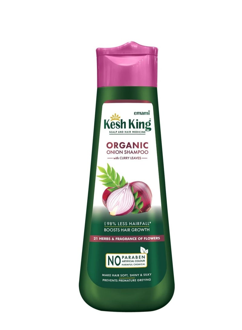 emami Kesh King Ayurvedic Onion Shampoo with 21 Herbs Reduces Hairfall And Boost Hair Growth 200 ML - Image 1