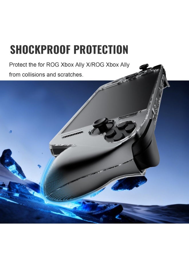 غطاء شفاف من PC لجهاز ASUS ROG XBOX Ally X / Ally، غطاء واقي مضاد للصدمات لجهاز الألعاب، غطاء واقي مقاوم للعرق لملحقات الألعاب Rog Xbox Ally/Ally X - Image 2