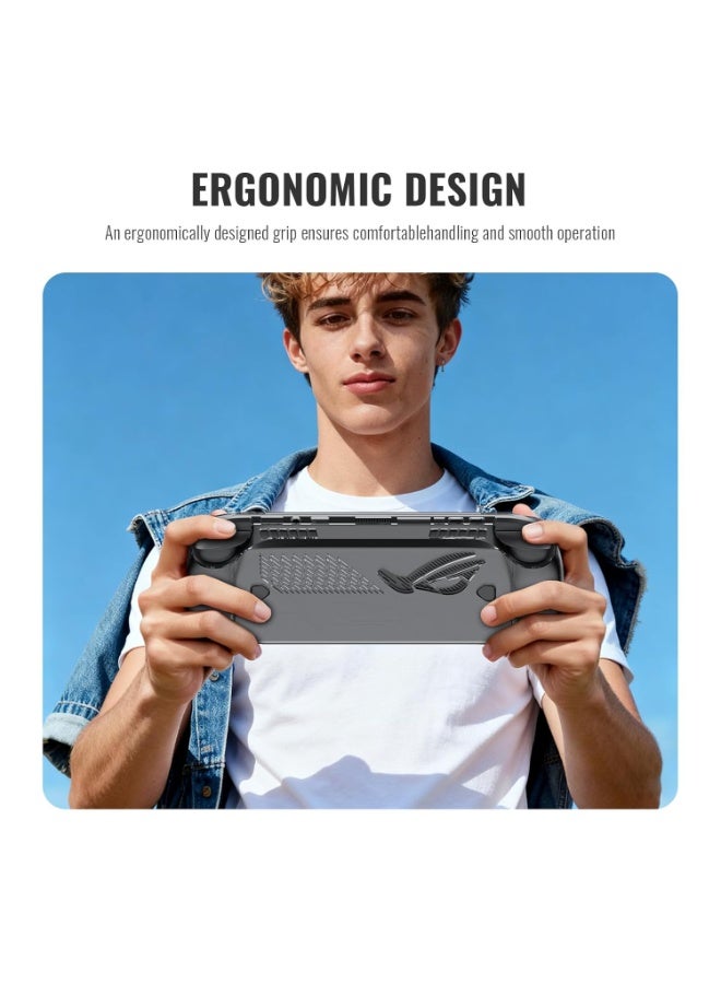 غطاء شفاف من PC لجهاز ASUS ROG XBOX Ally X / Ally، غطاء واقي مضاد للصدمات لجهاز الألعاب، غطاء واقي مقاوم للعرق لملحقات الألعاب Rog Xbox Ally/Ally X - Image 4