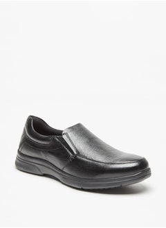 DUCHINI Mens Textured Slip-On Loafers  - Image 1