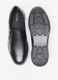 DUCHINI Mens Textured Slip-On Loafers  - Image 5