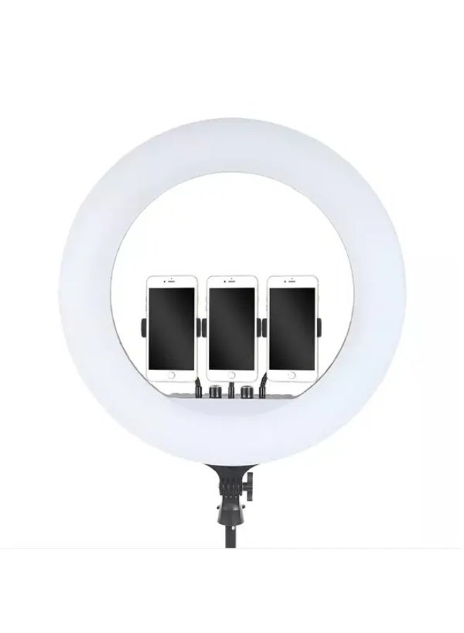 التخطيط PLOKAMA Soft LED Ring Light with Tripod Stand & Phone Holder – Dimmable 10” Ring Light for Makeup, Selfies, YouTube, TikTok, Zoom, Video Recording, Live Streaming – 3 Light Modes, USB Powered - Image 4
