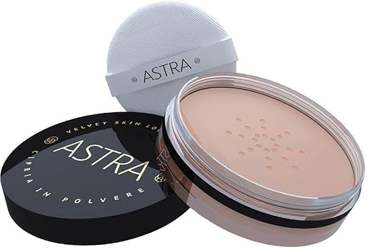 Astra بودرة الأرز الشفافة من أسترا بجلد مخملي - Image 2