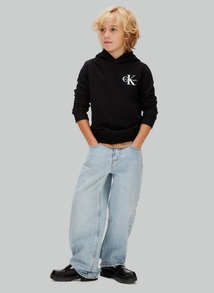 Calvin Klein Jeans  Youth Monologo Hoodie for Men | Best Price UAE