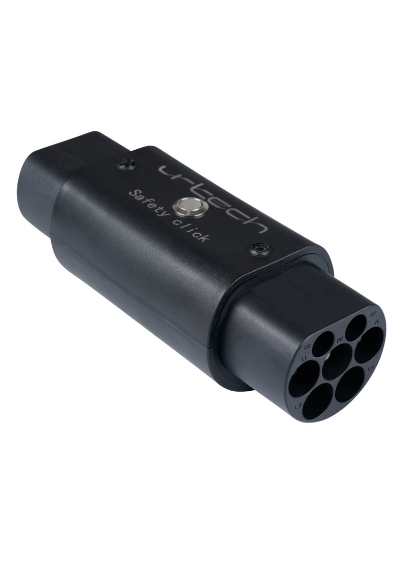 urtech URTECH Safety Click | Industrial-Grade Type 2 to GB/T EV Charging Adapter | IP54 Waterproof | 32A High-Performance Connector  - Image 2