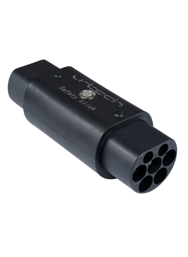 urtech URTECH Safety Click | Industrial-Grade Type 2 to GB/T EV Charging Adapter | IP54 Waterproof | 32A High-Performance Connector  - Image 2
