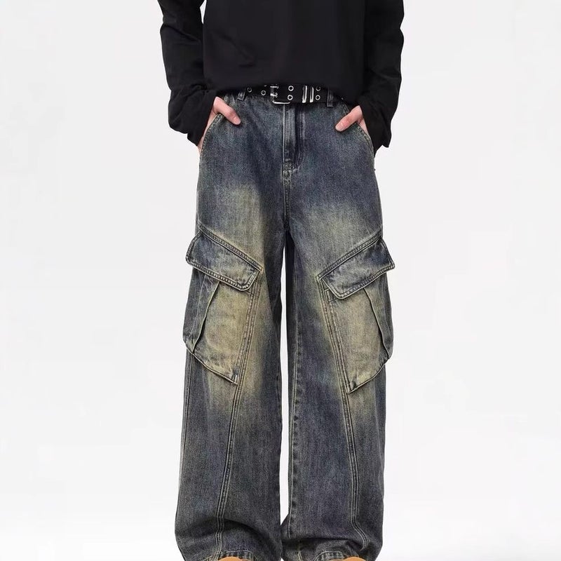 Vintage Classic European-American Design Daily Commute Jeans  Size_S - Image 1