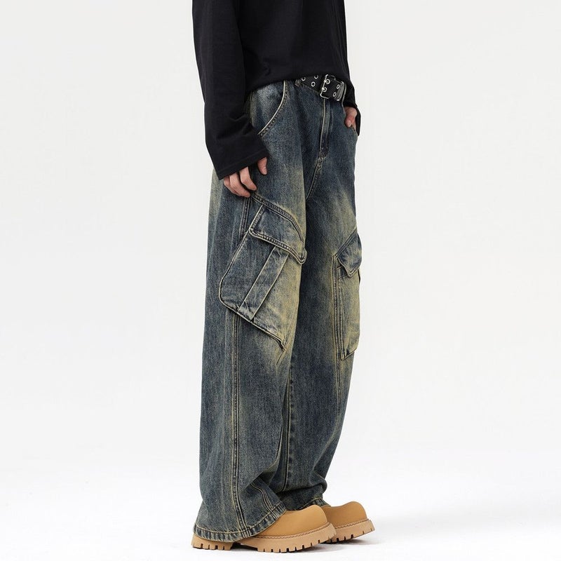 Vintage Classic European-American Design Daily Commute Jeans  Size_S - Image 3
