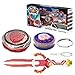 INFINITY NADO Battle Top Set with Sword Launcher Metal Glowing Battling Tops Attack Type Spinning Top Game Toy Battle Starter Pack Set for Boys Girls 5 Advanced Pack Blazing War Bear - Image 3