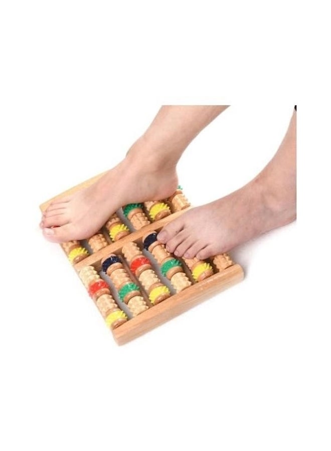 Loquat Wooden Roller Foot Acupressure Massager - Image 1