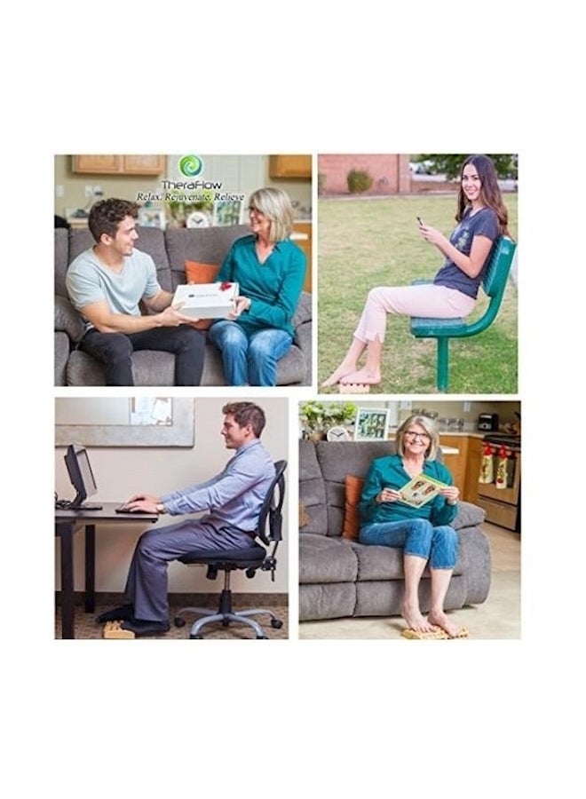 Loquat Wooden Roller Foot Acupressure Massager - Image 2