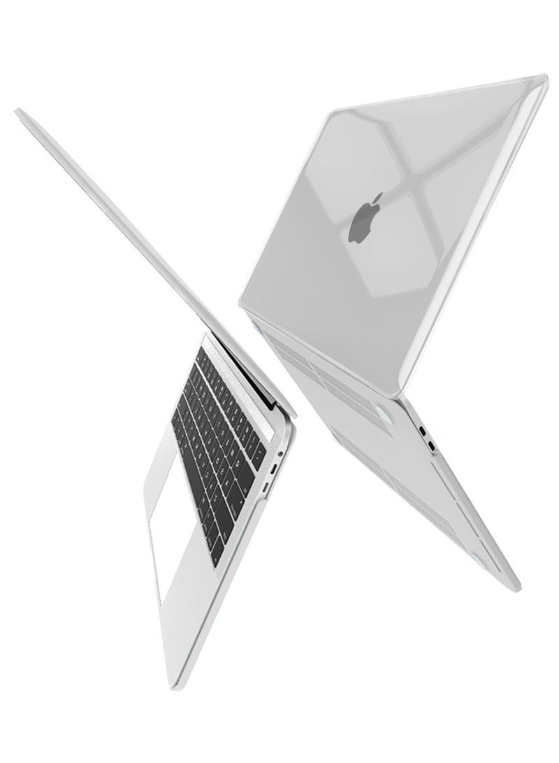 CATANES MacBook Air 13-inch Model A1932 (2018) Protective Case Hard Shell Laptop Cover Front and Back Sleeve Case Clear - Image 3